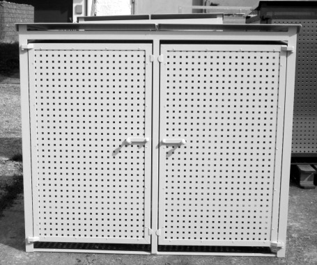 3er-Mülltonnenbox
