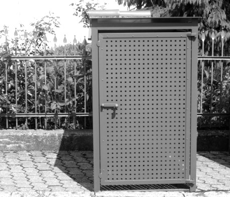 3er-Mülltonnenbox